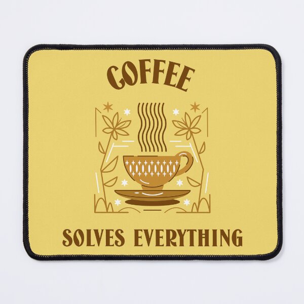Item preview, Coffee Solves Everything - Gift For Coffee Enthusiast designed and sold by SwordsAndCharms.