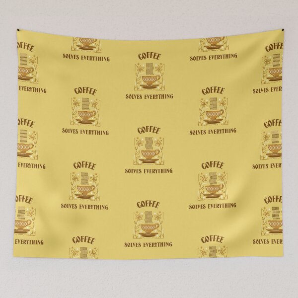Item preview, Coffee Solves Everything - Gift For Coffee Enthusiast designed and sold by SwordsAndCharms.