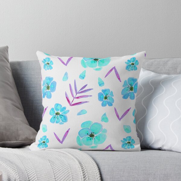 Item preview, flowers purple turquoise designed and sold by Samsi06.