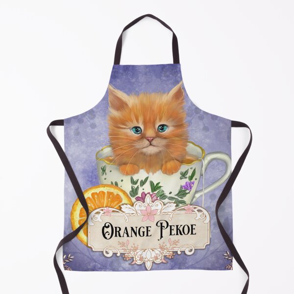 Item preview, Orange Pekoe tea cat label designed and sold by Ash Evans.