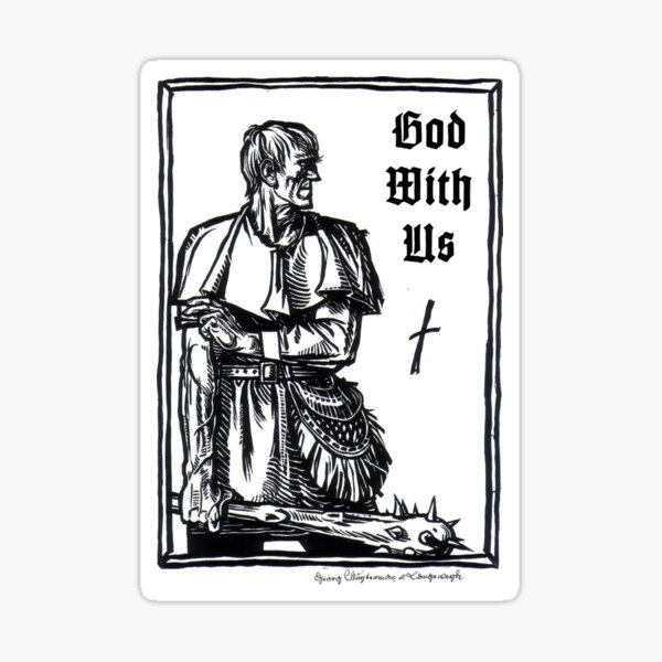 Item preview, God With Us - Nobiscum Deus designed and sold by GetWoke.