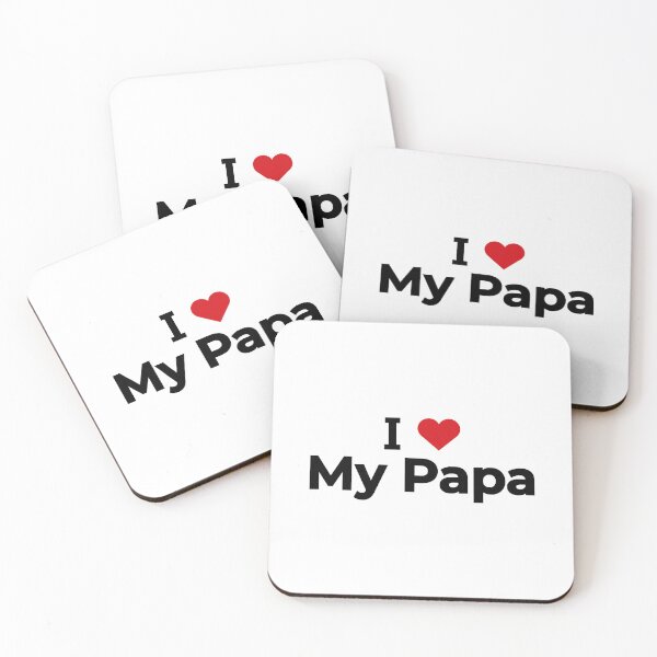 Item preview, I love my papa designed and sold by Moyanana.