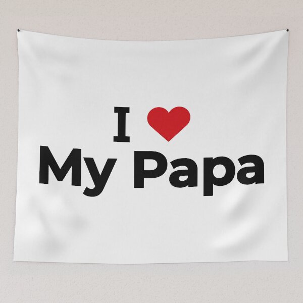 Item preview, I love my papa designed and sold by Moyanana.