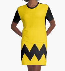 CHARLIE CHEVRON Graphic T-Shirt Dress