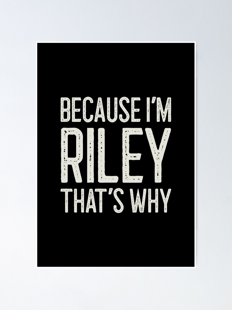 Riley  Sticker for Sale by badinboow