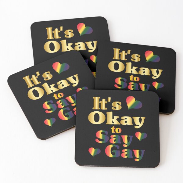 Item preview, It's Okay to Say Gay designed and sold by bahdsgraphic.
