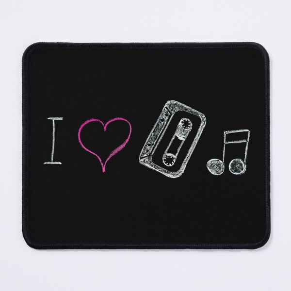 Item preview, I Love Cassette Music For A 80s Cassette vintage Music Lovers  designed and sold by Funwithmusic.