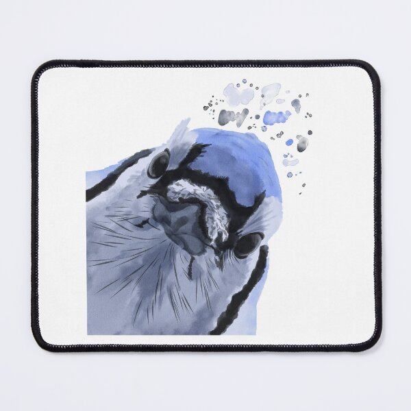 Item preview, Funny Bird Curious Blue Jay designed and sold by alwe-designs.