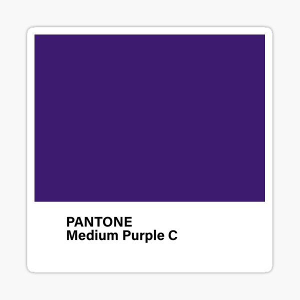 PANTONE Medium Purple C Sticker