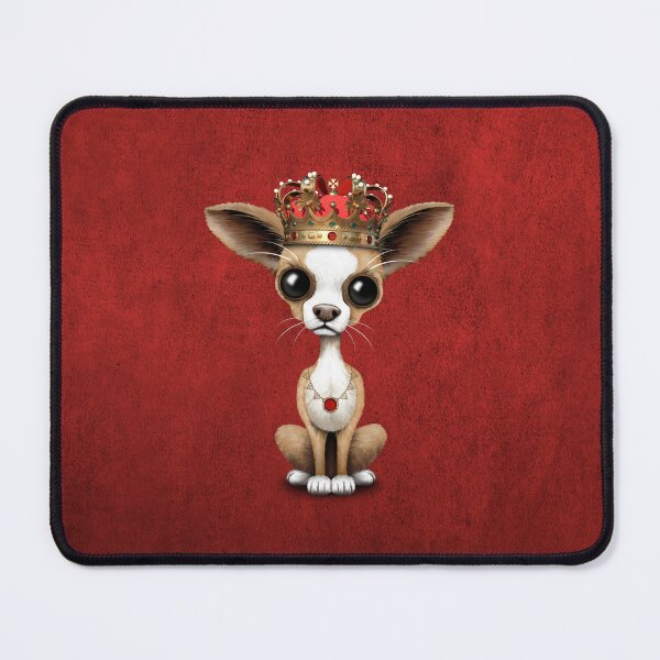 Item preview, Cute Chihuahua Puppy Wearing Crown designed and sold by JeffBartels.
