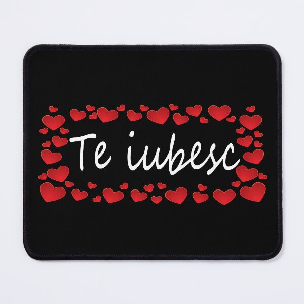 Item preview, Te Iubesc I Love You Romanian Dragoste Cute Red Hearts designed and sold by Nirvanibex.