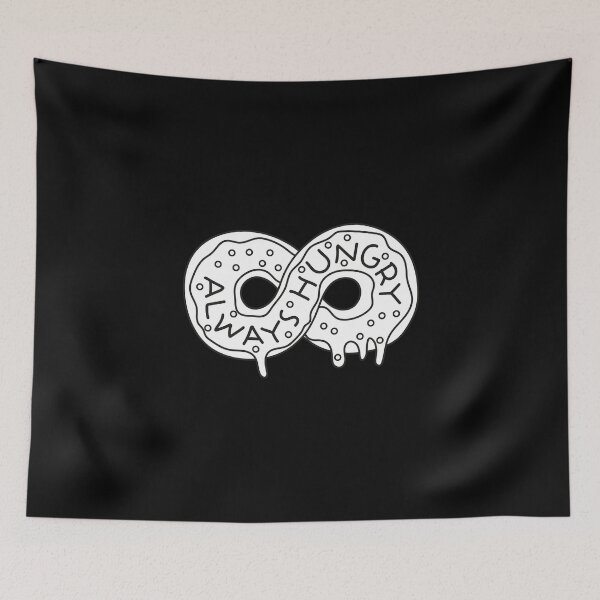 Item preview, Always hungry infinite donut black and white designed and sold by CHVRDesing.