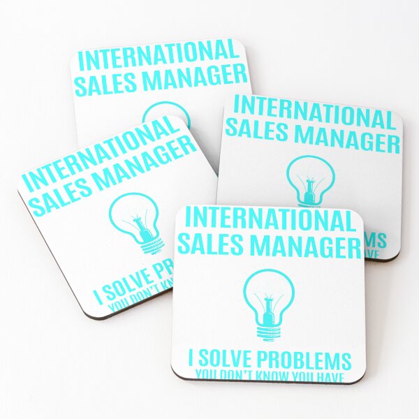 Item preview, International Sales Manager - I Solve Problems Job Gift designed and sold by melissaval2.
