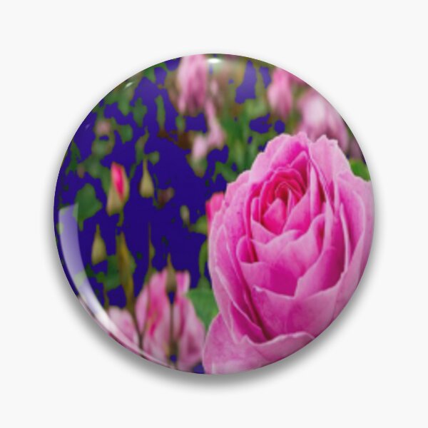 Item preview,  VERY PINK SPRING GARDEN ROSES ART   designed and sold by sharlesart.
