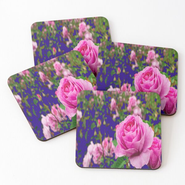 Item preview,  VERY PINK SPRING GARDEN ROSES ART   designed and sold by sharlesart.