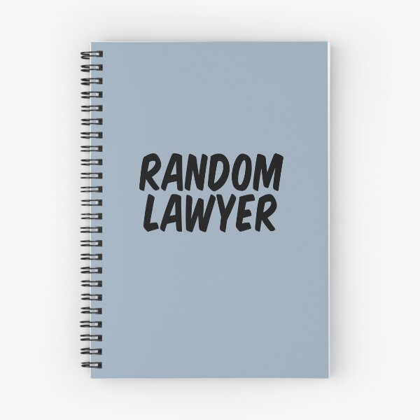 Item preview, Random Lawyer - Bold Black Text designed and sold by Chubuter.