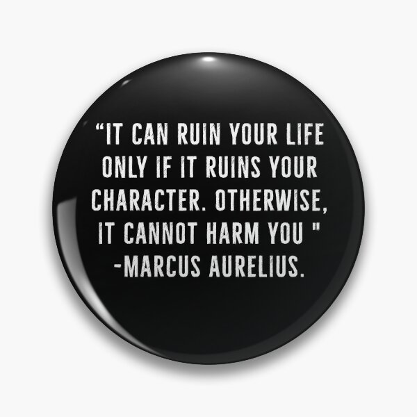 Item preview, Preserve Your Character, No Harm- Marcus Aurelius designed and sold by PhilosophyWear.