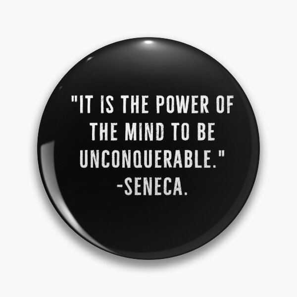 Item preview, The Mind Can't Be Conquered - Seneca Stoicism designed and sold by PhilosophyWear.
