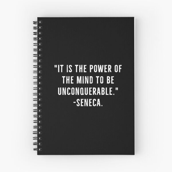 Item preview, The Mind Can't Be Conquered - Seneca Stoicism designed and sold by PhilosophyWear.