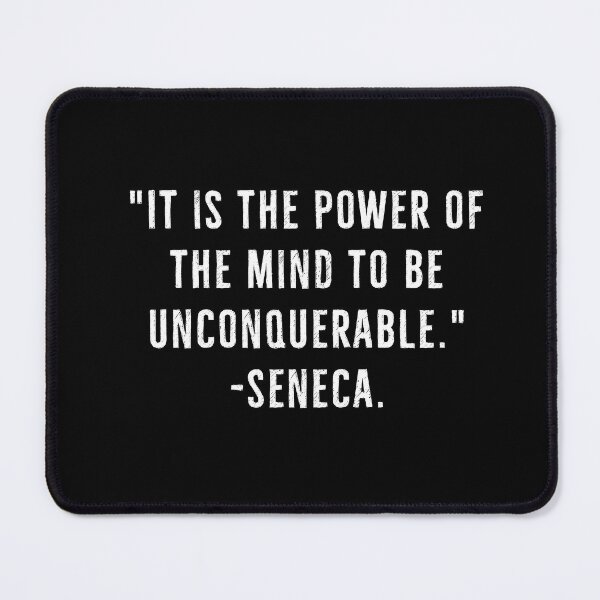 Item preview, The Mind Can't Be Conquered - Seneca Stoicism designed and sold by PhilosophyWear.