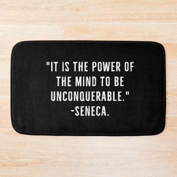 Item preview, The Mind Can't Be Conquered - Seneca Stoicism designed and sold by PhilosophyWear.