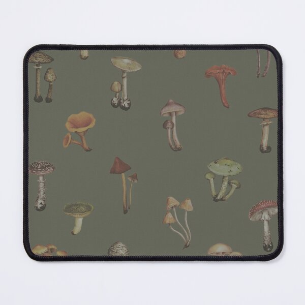 Item preview, Mushroom Field Guide Pattern designed and sold by Preternatural.