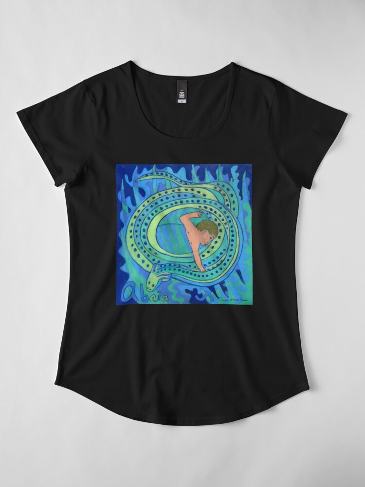 Premium Scoop T-Shirt, Abaia designed and sold by Denise Weaver Ross
