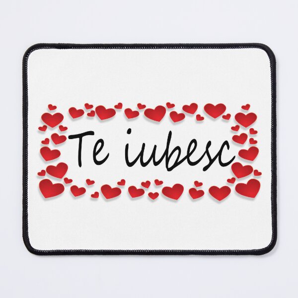 Item preview, Te Iubesc I Love You Romanian Dragoste Cute Red Hearts designed and sold by Nirvanibex.