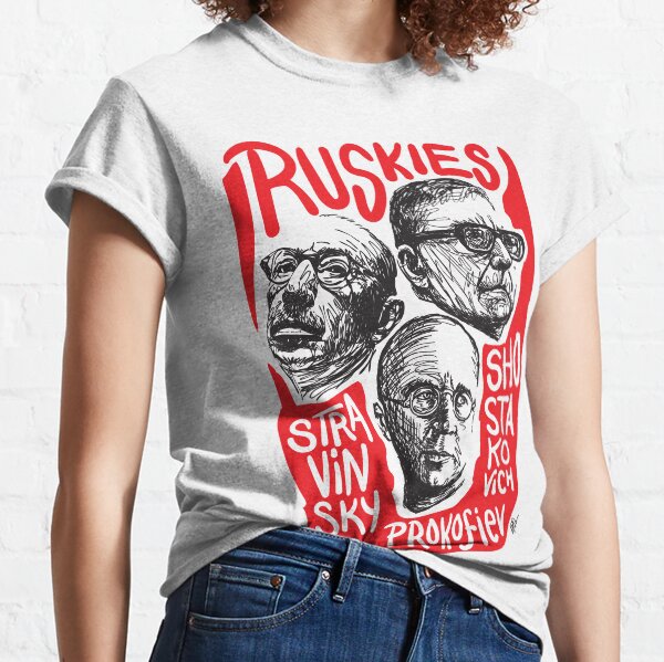 Ruskies-Russian Composers Classic T-Shirt