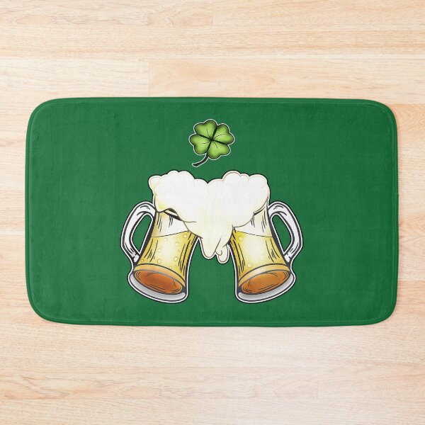 Item preview, Beer Cheers with one shamrock clover designed and sold by iduzarts.