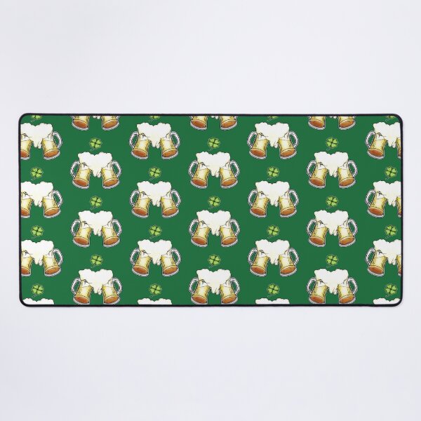 Item preview, Beer Cheers with one shamrock clover designed and sold by iduzarts.