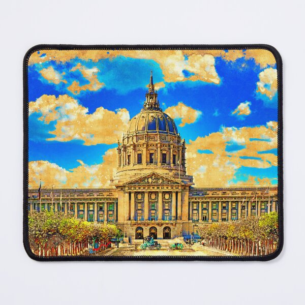 Item preview, San Francisco City Hall - digital painting designed and sold by NickoPrints.