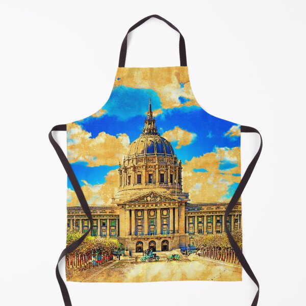 Item preview, San Francisco City Hall - digital painting designed and sold by NickoPrints.