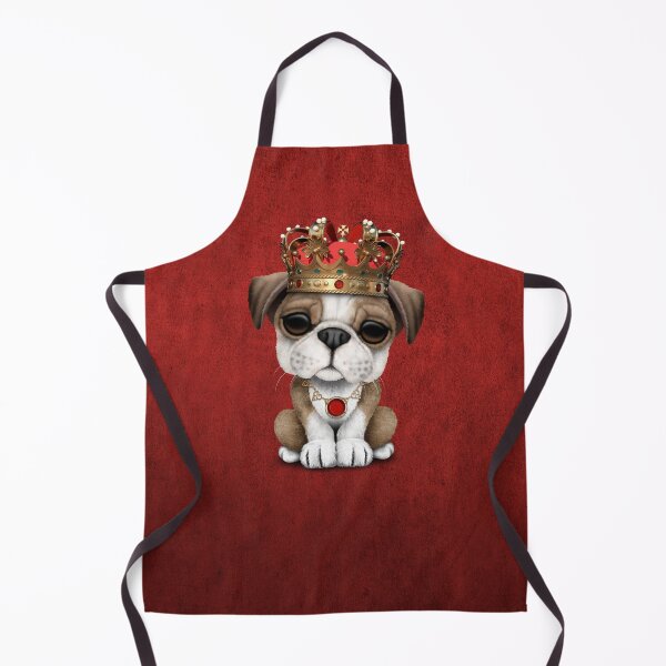Item preview, Cute Bulldog Puppy Wearing Crown designed and sold by JeffBartels.
