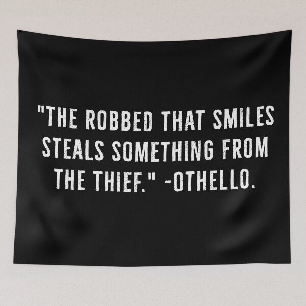 Artikelvorschau, Der Beraubte, der lächelt - Othello-Stoizismus-Zitate entworfen und verkauft von PhilosophyWear.