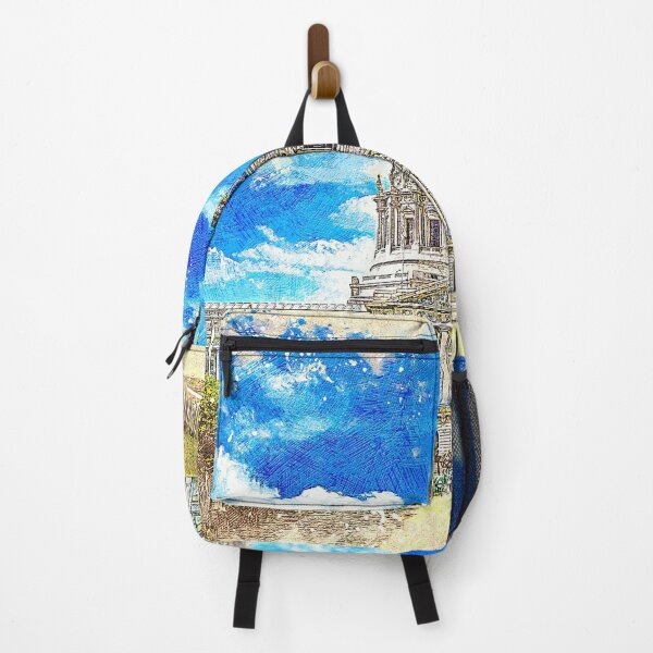 Item preview, San Francisco City Hall - colored drawing designed and sold by NickoPrints.
