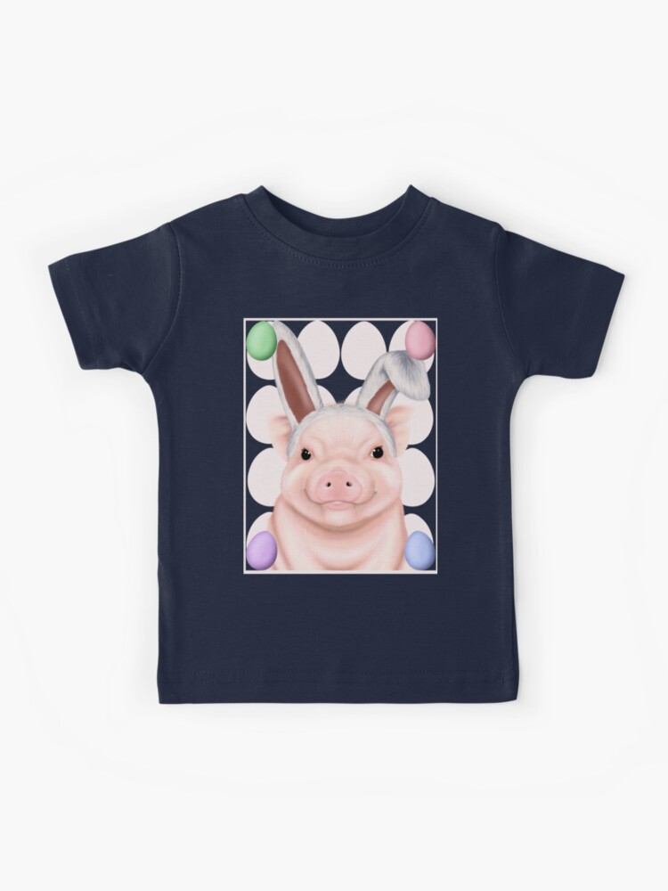 Pig Bunny Ear With Egg Easter Easter Day Shirt Pig Bunny Ear With Egg Easter Easter Day Shirt