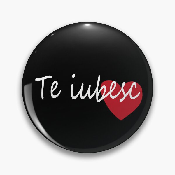 Item preview, Te Iubesc I Love You Romanian Dragoste Cute Red Hearts designed and sold by Nirvanibex.