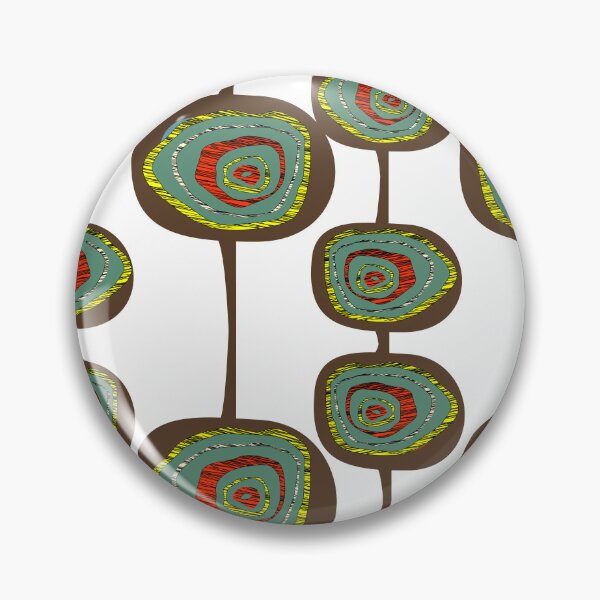 Item preview, Atomic Age Bubbles in Turquoise, Red and Yellow designed and sold by LisWilliams.