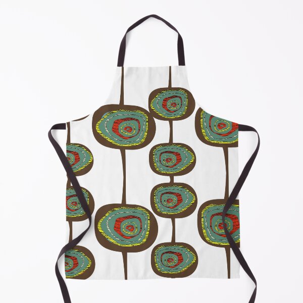 Item preview, Atomic Age Bubbles in Turquoise, Red and Yellow designed and sold by LisWilliams.
