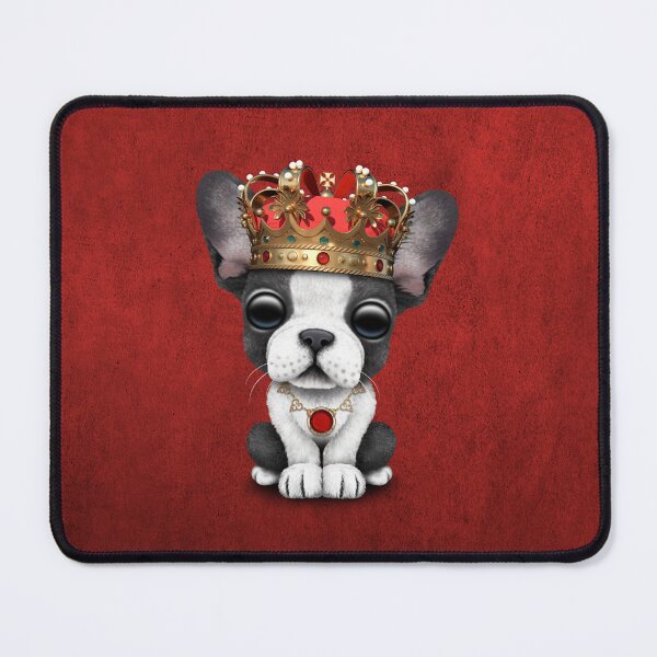 Item preview, Cute French Bulldog Puppy Wearing Crown designed and sold by JeffBartels.