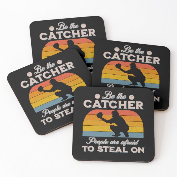 Item preview, Catcher Funny Women Softball College School Local & State Team Retro Vintage Baseball Design designed and sold by EmmiFoxDesigns.