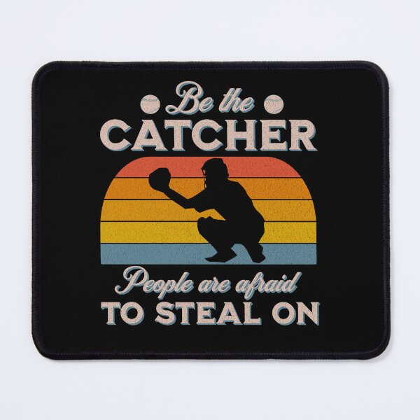 Item preview, Catcher Funny Women Softball College School Local & State Team Retro Vintage Baseball Design designed and sold by EmmiFoxDesigns.