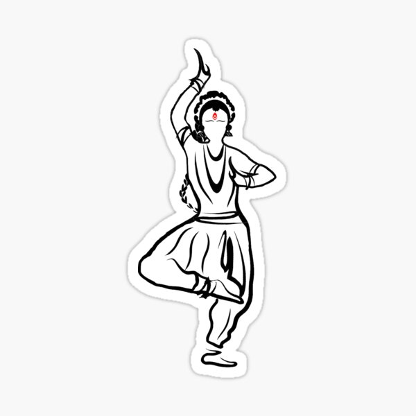 Shakti - Madurai Meenakshi Sticker