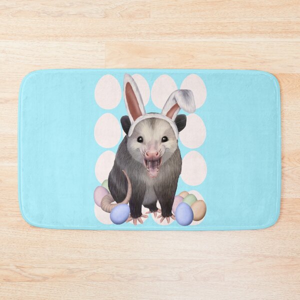 Item preview, Possum with bunny ears and Easter eggs designed and sold by Mehu.