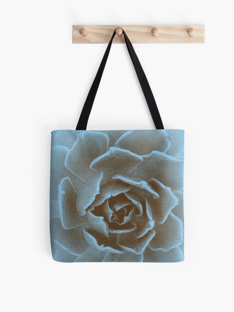 Thumbnail 1 of 2, Tote Bag, Blue Flower designed and sold by michnicolas.