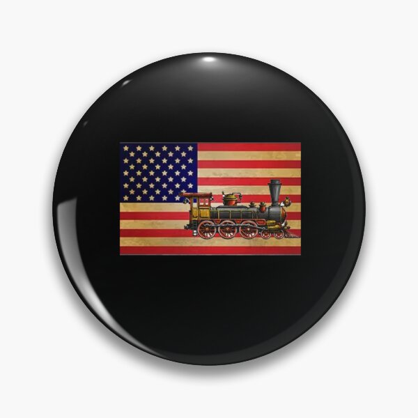 Item preview, Patriotic Railway American Flag designed and sold by rachidhaz.