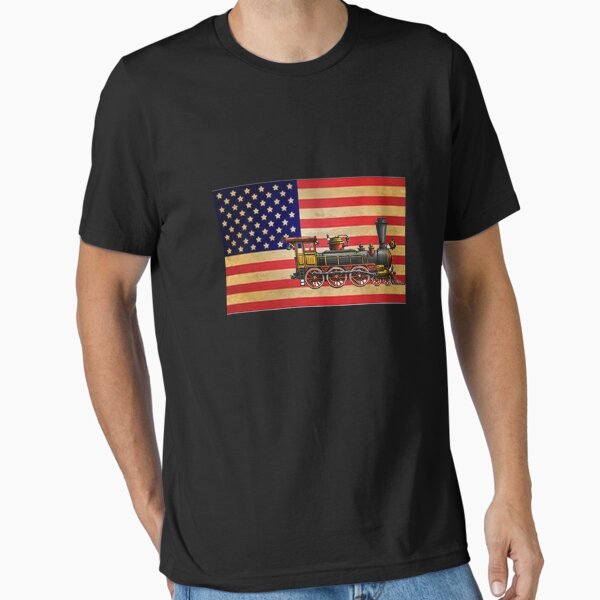 Item preview, Patriotic Railway American Flag designed and sold by rachidhaz.
