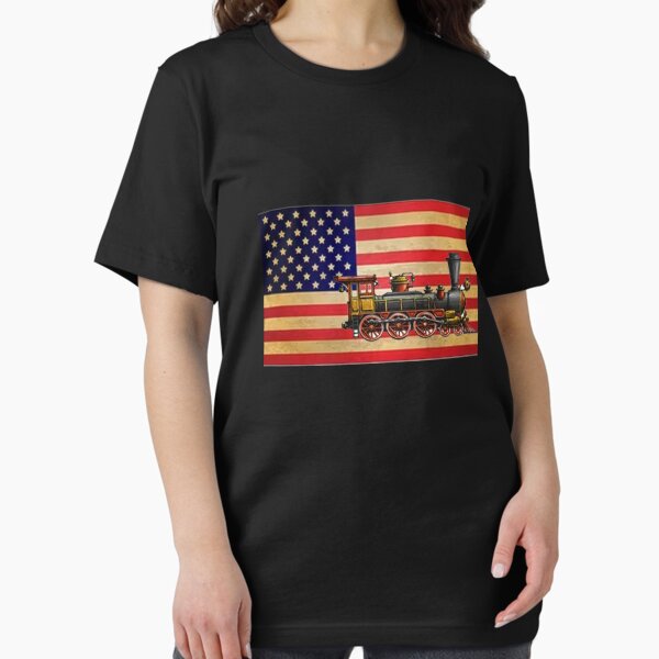 Item preview, Patriotic Railway American Flag designed and sold by rachidhaz.