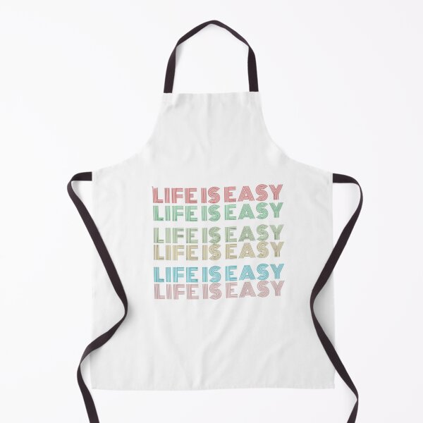 Item preview, Life Is Easy Pastel Repeated Text designed and sold by DeeCeeFashion.